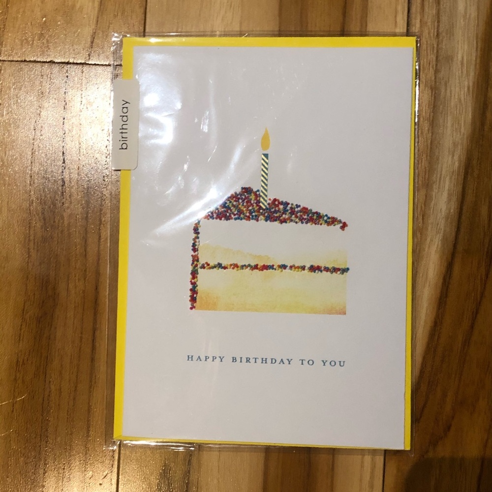 Birthday Card - Blank Inside